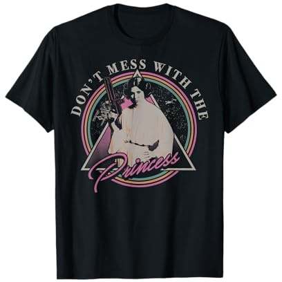 Star Wars Leia Don't Mess With The Princess Graphic T-Shirt T-Shirt
