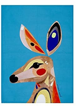 Maxwell & Williams Pete Cromer Geschirrtuch, Echidna Design, 100% Baumwolle, 70 x 50 cm, Küchentuch Waschmaschinenfähig Schonwaschgang bei 30°C