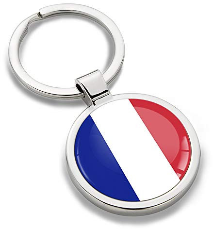 Biomar Labs® 3D Metal Porte-clés National Drapeau France Le FranГ§ais Flag Cadeau pour Homme et Femme KK 188