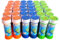 alldoro 60635 Seifenblasen 36er Set, mit Labyrinth im Deckel, Pustestäbchen, für Kinder ab 3 Jahren, bunt, 36 x 55ml