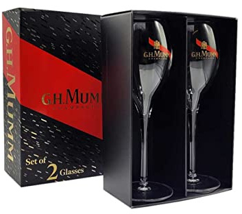 Mixcompany G.H. Mumm Champagner 2er Set Gläser Sekt Glas Steilglas
