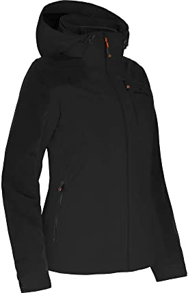 Bergson KURRIKA | Damen Regenjacke, Netzfutter, 20000 mm Wassersäule, Black [900], 36 - Damen