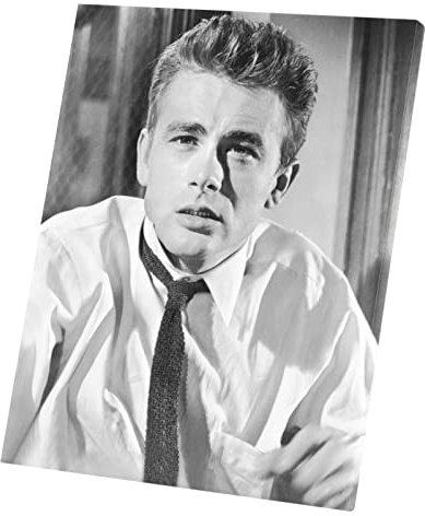 Wandbild auf Leinwand Bild von Star Promi James Dean Schauspieler Altes Kino Original 9 (30 cm x 38 cm)