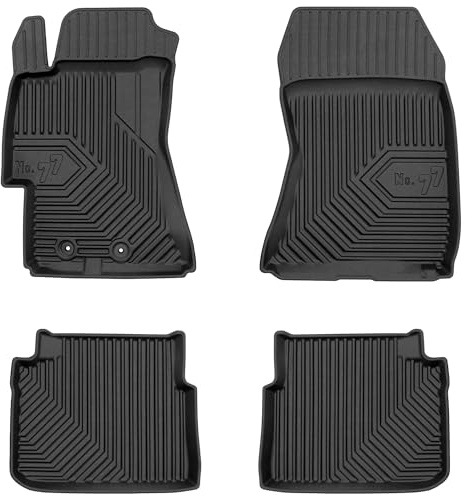 MOTOS Gummimatten Auto Fussmatte passend für Subaru Impreza III 2007-2011 Verbessern Sie Ihren Reisekomfort mit Antirutschmatte Auto No.77- Allwetter fußmatten Auto, Schutz vor Verschmutzung