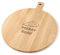 your surprise Pizzabrett mit Namen personalisiert, rundes Pizzabrett aus Holz - Pizzateller aus Buche graviert und mit Griff - Geschenk für Pizzaliebhaber