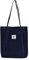 Damen Große Handtasche Kord Shopper Cord Tote Bag für Bücher Reisen Alltag Schule Arbeit Einkaufstasche für Mädchen 40x41cm navy