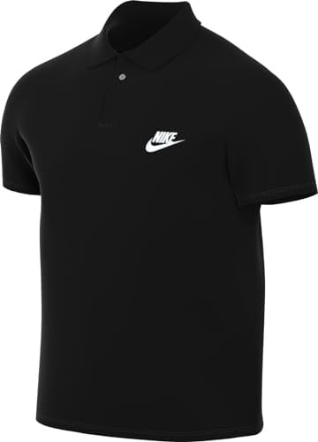 Nike Club Polo, Noir/Blanc, L Homme