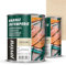 JOVIRA PINTURAS Barniz Madera Intemperie. Decora y embellece todo tipo de maderas al exterior, mesas, sillas, muebles, barcos, terrazas. (2X750 Mililitros, Satinado)