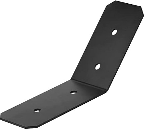 TSSS 4 PCS Flush Inside 45 Degree Angle Bracket Steel Tie Plate, Width 76mm(3) Heavy Duty Connector Brace
