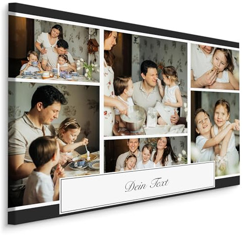 Muralo Personalisierte Leinwand mit eigenem Bild, Wandbild - 80x120 cm