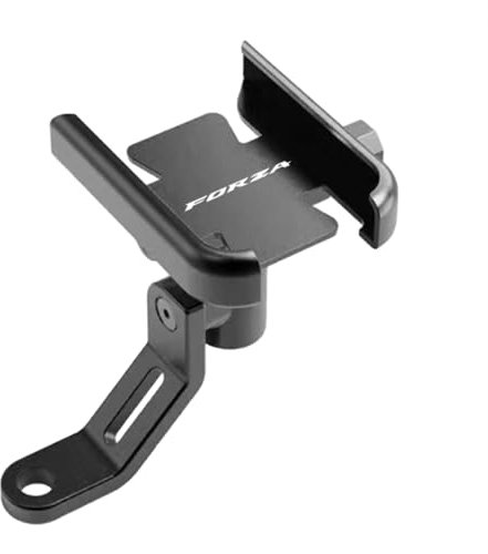 TLYSMG Für H-onda Forza 125 250 300 350 750 Zubehör Motorrad Lenker Handyhalterung GPS Ständer Halterung Spiegel Halterung Schwarz