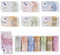 efuturetime 175 x Prop Money Euro Copy Money, Spielgeld Euro Scheine, Falschgeld Euro Fake Geld Fake Money, Nicht Originalgröße Rechengeld für Grundschule, Kaufladen Zubehör, Party