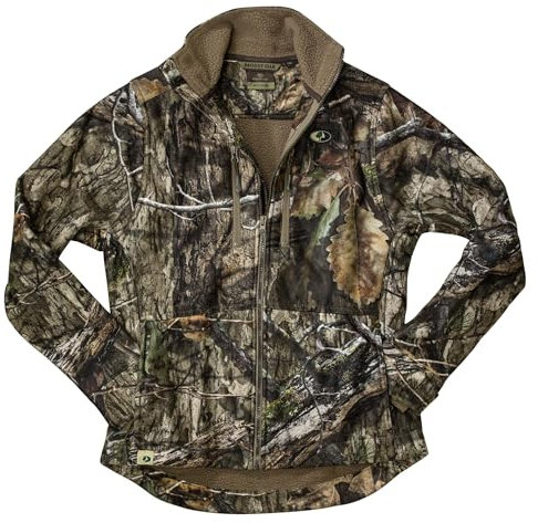 Mossy Oak Damen Camo Jagdjacke Sherpa Fleece, Country DNA, L