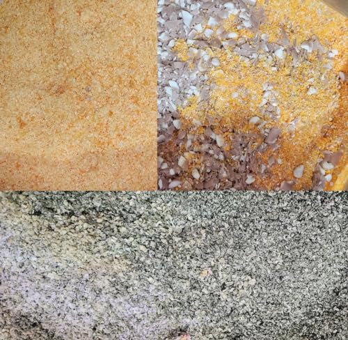 HMH Paraffin Wachs Bruch Pulver Wachsblöcke Stücke Verschiedene Größen Formen Farben bunter Wachs Kerzenziehen selbst gießen Kerzenfresser Wachsgranulat (Wachspulver/Granulat, 500)