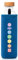 FLASKA | Botella de Agua de Vidrio | 750ml | Sin BPA | Tapa a Rosca | Funda de Neopreno | Ideal para Deporte, Oficina, Yoga | Estructura el Agua | Chakras
