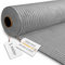 DreamRoots Cord Stoff Meterware Gewicht 380 g/m2 - Polsterstoff Cord Meterware 140 cm breit - Möbelstoff Meterware - Breitcord Meterware Cool Gray 1M