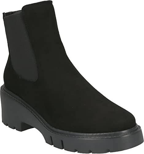 Unisa Stiefelette JEROME_BS, Rauleder, Schwarz, Damen EU 42