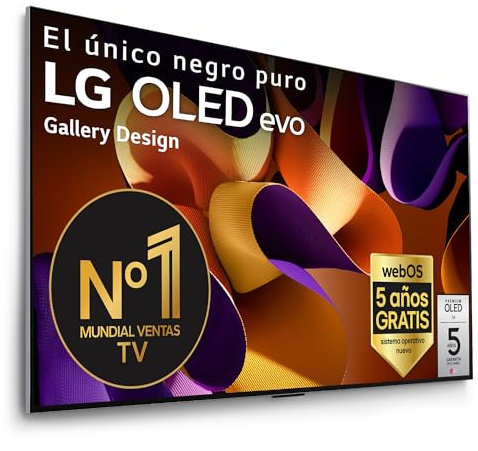 LG OLED83G45LW, 83, OLED EVO* 4K, Serie G4, Smart TV, WebOS24, Procesador a11, Dolby Vision, Dolby Atmos, webOS 24, 3840X2160,TV Gaming, 144 Hz, Integración Pared, Negro