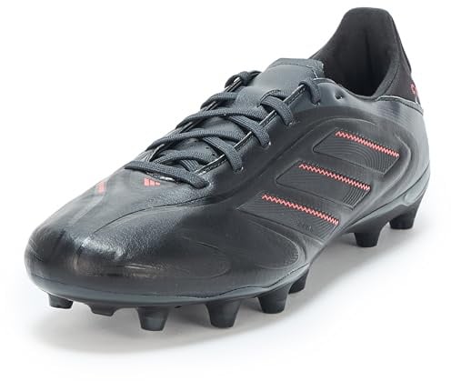 adidas Unisex Copa Pure 3 League Firm Multi Ground Fußballschuh, Schwarz Carbon Lucid Rot, 42 EU