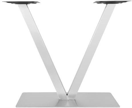 Tagtuell Edelstahl Tischbeine, V Form Design Tischgestell, DIY Tischbeine Tischfüße Tischkufe Tischgestell Tischkufen 70cm