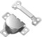 ZEYIYER 12 Sets Hook and Eye for Sewing, Metal Sewing Hooks and Eyes Closure, Easy to Sew Repair Hooks Replacement Clasps for Bra Hooks Trousers Pants Clothing (Silver)