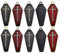 JOINPAYA Kettenanhänger Sarg Medaillon: Sarg Charms Silber Vergoldet Emaille Kreuz Charms Gothic Schmuck Anhänger Für Halloween DIY Basteln Ohrring Halskette Schmuckherstellung Halloween