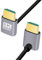 chenyang Cable HDMI 2.1, HDMI acodado 90 grados hacia arriba, macho a macho, ángulo hacia abajo de 90 grados, 8 K @ 60 Hz, 4 K @ 120 Hz, 48 Gbps, cable chapado en oro de alta velocidad, 0,5 m