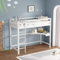 SlumberWorx POPPY WOODEN HIGH SLEEPER BUNK BED WITH DESK