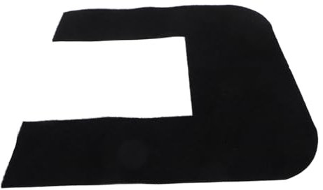Operitacx Tappeto Antiscivolo per U Shaped Tappetino Assorbente per Bagno Facile da Asciugatura Rapida Protezione per Urine Tappeto per Base Antiscivolo