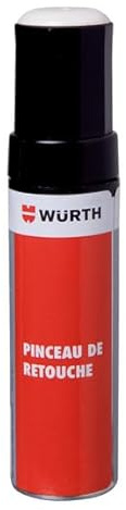 Pinceau de Retouche Peinture Acrylique Gris Anthracite – Stylo de Réparation Multi-Surfaces (Métal, Bois, Plastique, Aluminium) – Haute Couvrance et Séchage Rapide – Flacon avec Pinceau Intégré