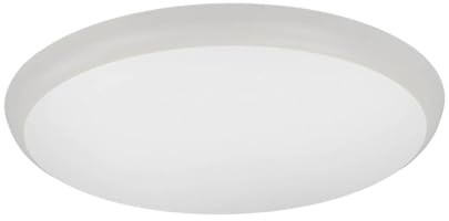 Arcchio LED Deckenleuchte Augustin (Modern) in Weiß (1 flammig,) - Lampe Deckenlampe Badezimmerleuchte