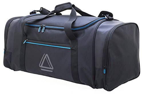 Reisetasche 75 Liter Sporttasche Schultertasche Schwarz Blau 71 cm Bowatex