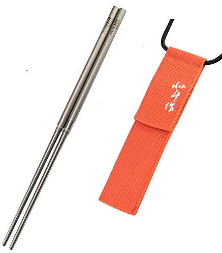 Jolmo Lander Baguettes pliables en titane empilables pour camping (gris)