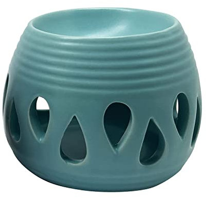 pajoma Keramik Duftlampe Simple, Höhe 8cm (Pastellblau)