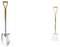 Kent & Stowe Stainless Steel Pointed Spade 100% FSC & Garden Life Digging Fork FSC-100%