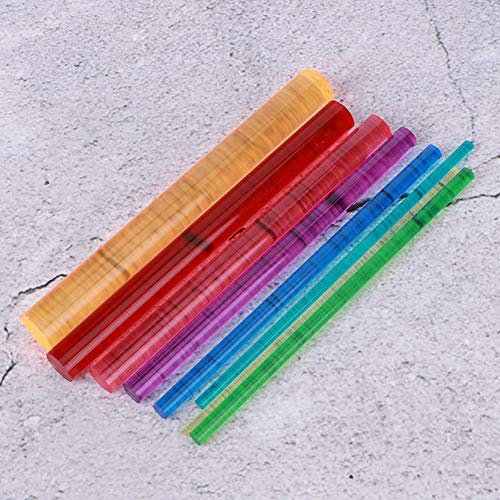 jerss Langlebiges Steinmalerei-Punktierwerkzeug aus Acrylmaterial, DIY-Acrylstab für Professionelle und Familiäre Felsmalerei (Mandala Rock Stippling Stick)