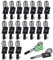 50 Pcs Adjustable Self-Adhesive Nylon Cable Ties, Reusable CableClips, Adjustable Self-Adhesive Ties Cable, CablesOrganizer for Cord, Wire Clips, CableClamps Wire Management
