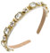 scicent Braut Haarschmuck Barock Haarreif mit Kristallen Strasssteinen Haarband Hochzeit Stirnband Mode Headband für Frauen und Mädchen (Weiß) - 27006