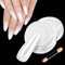 BISHENGYF Perle Chrome Nail Powder【2g Hohe Kapazität】Weiße Glassy Pearl Effect Nagelpuder, Aurora Ice Cromepulver Nägel, Glazed Donut Glitzerpulver Nail, Spiegeleffekt Pigment für Nägel, DIY Maniküre