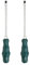 sourcing map 2pcs SL6 Flat Head Screwdriver 9.8 Magnetic Demolition Slotted Screwdrivers 5.9 CR-V with Ergonomic Handle for DIY Repairing, Green