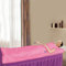 MEELRYD Infrarot Saunadecke 180x80cm, 95-176℉ Tragbare Spa zu Hause, Infrarottherapie Körper Detox Fitness Heißes Schwitzen Anti Aging Beauty Maschine Persönliche Sauna Tasche (Rosa)