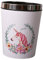 VOSAREA Small Waste Bin Unicorn Trash Can for Kitchen Bathroom Office Reusable Plastic Garbage Container Waste Paper Basket Home School Storage