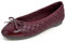 Feversole Women's Bow Tie Fashion Dress Slip On Shoes Round Toe Ballet Camel Quilted Nubuck Toe Cap UK Size 6