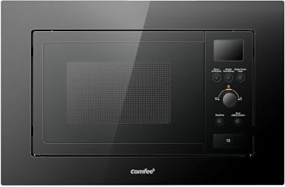 COMFEE' Forno a Microonde da Incasso Digitale, 20 Litri, 800W, Grill, 5 Livelli di Potenza, 8 Menù automatico, Funzione Defrost Rapido, Nero- CBMAG820BJL-BK