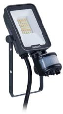 Philips Projecteur LED Ledinaire BVP167 10W 1200lm 110D - 830-865 CCT | IP65 - Détecteur De Mouvement Et De Lumière - Symétrique