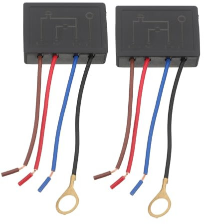 SHINEOFI 2Pièces de Gradateur Tactile pour Lampe de Table Lot de Commutateur de LED Installation Facile Design Couleurs Aléatoires
