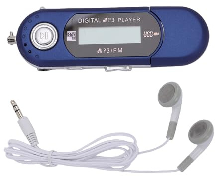 Retro USB MP3 Player, Portable Digital Music Player with LCD Display, Supports MP3 WMA Formats, Auto Shutdown, Expandable Storage up to 32GB, USB 2.0 Interface, Long Battery Life