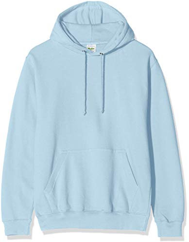 AWDis Men's College Hoodie, Blue (Sky Blue), Medium