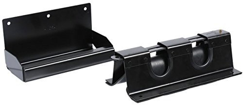 Doppel-Halter für Cargo Bar Laden Schlösser | Classic Rod Carrier, Bolt-On bis Truck/Auflieger/Lager/Garage Wände | 2-teilig: Zurückhaltung + unten Fuß Displayschutzfolie