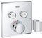 GROHE Grohtherm Smartcontrol - Thermostat mit 2 Absperrventilen und integriertem Brausehalter (Fertigmontageset, langlebige Oberfläche), chrom, 29125000